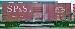 SP&S 12166 Boxcar